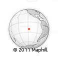 Outline Map of the Area around 20° 32' 59" S, 117° 13' 29" W, rectangular outline