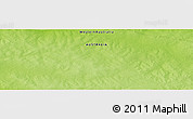 Physical Panoramic Map of the area around 20° 32' 59" S, 121° 37' 30" E