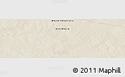 Shaded Relief Panoramic Map of the area around 20° 32' 59" S, 121° 37' 30" E