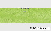 Physical Panoramic Map of the area around 20° 32' 59" S, 122° 28' 29" E