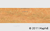 Satellite Panoramic Map of the area around 20° 32' 59" S, 122° 28' 29" E