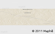 Shaded Relief Panoramic Map of the area around 20° 32' 59" S, 122° 28' 29" E