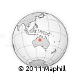 Outline Map of the Area around 20° 32' 59" S, 130° 58' 29" E, rectangular outline