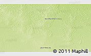 Physical 3D Map of the area around 20° 32' 59" S, 132° 40' 30" E