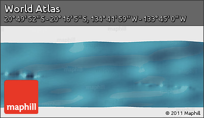 Satellite Panoramic Map of the Area around 20° 32' 59" S, 134° 13' 29" W