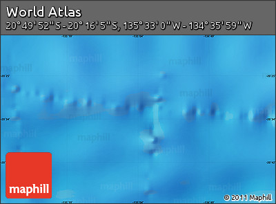 Physical Map of the Area around 20° 32' 59" S, 135° 4' 29" W