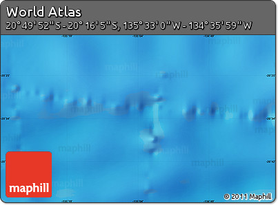 Physical Map of the Area around 20° 32' 59" S, 135° 4' 29" W