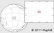 Blank Location Map of the area around 20° 32' 59" S, 140° 10' 30" W