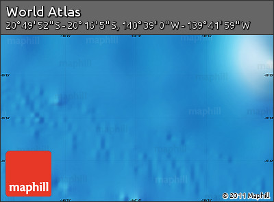 Physical Map of the Area around 20° 32' 59" S, 140° 10' 30" W