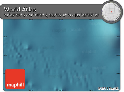 Satellite Map of the Area around 20° 32' 59" S, 140° 10' 30" W