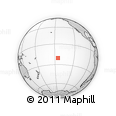 Outline Map of the Area around 20° 32' 59" S, 145° 16' 30" W, rectangular outline