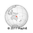 Outline Map of the Area around 20° 32' 59" S, 146° 16' 30" E, rectangular outline