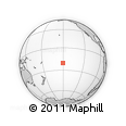 Outline Map of the Area around 20° 32' 59" S, 150° 22' 30" W, rectangular outline