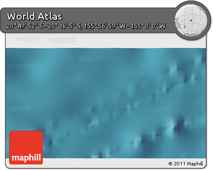 Satellite 3D Map of the Area around 20° 32' 59" S, 155° 28' 29" W