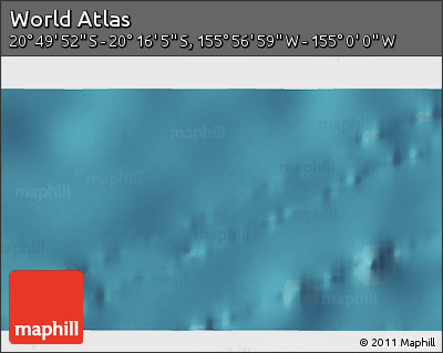 Satellite 3D Map of the Area around 20° 32' 59" S, 155° 28' 29" W