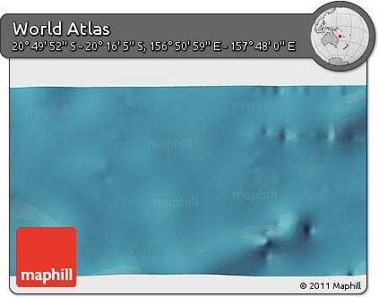 Satellite 3D Map of the Area around 20° 32' 59" S, 157° 19' 29" E