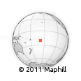 Outline Map of the Area around 20° 32' 59" S, 158° 52' 30" W, rectangular outline