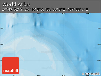 Political Map of the Area around 20° 32' 59" S, 159° 1' 30" E