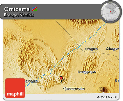 Physical 3D Map of Omizema