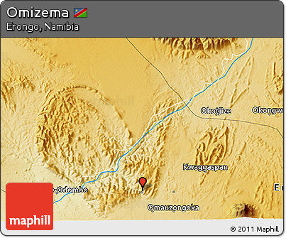 Physical 3D Map of Omizema