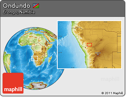 Physical Location Map of Ondundo