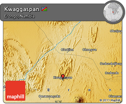 Physical Map of Kwaggaspan