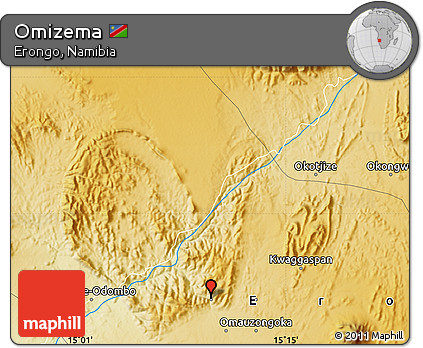 Physical Map of Omizema