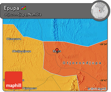 Political Map of Epupa