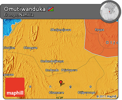Political Map of Omutiwanduka