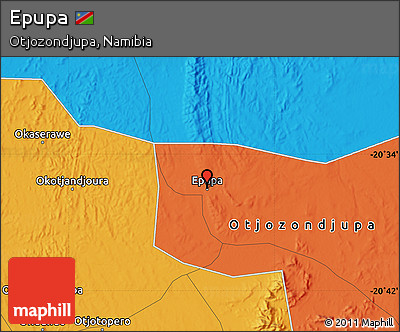 Political Map of Epupa