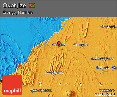 Political Map of Okotjize