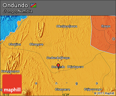 Political Map of Ondundo