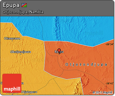 Political Map of Epupa