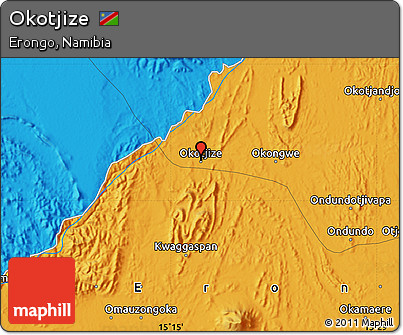 Political Map of Okotjize