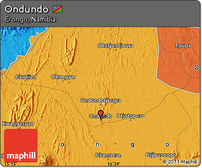 Political Map of Ondundo
