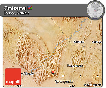 Satellite Map of Omizema