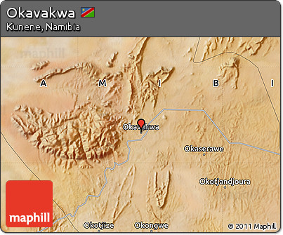 Satellite Map of Okavakwa