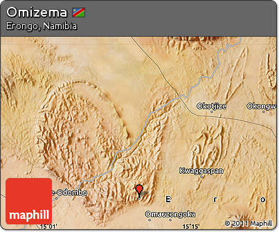 Satellite Map of Omizema