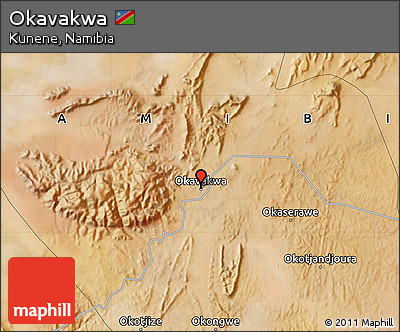 Satellite Map of Okavakwa