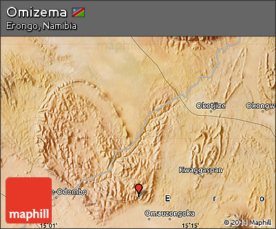 Satellite Map of Omizema