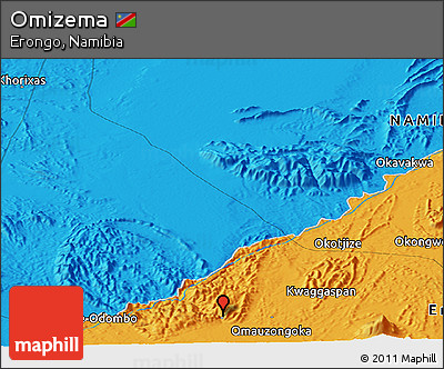 Political Panoramic Map of Omizema