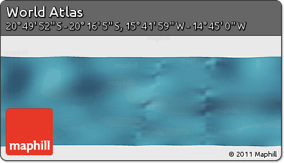Satellite Panoramic Map of the Area around 20° 32' 59" S, 15° 13' 29" W