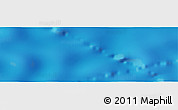 Shaded Relief Panoramic Map of the area around 20° 32' 59" S, 160° 34' 29" W