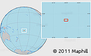 Gray Location Map of the area around 20° 32' 59" S, 163° 58' 29" W