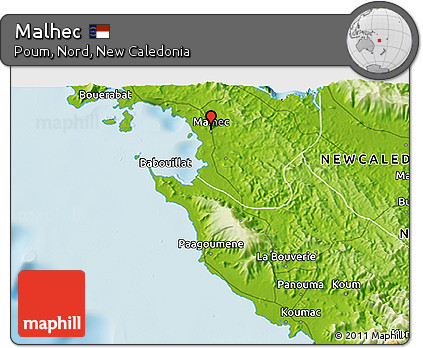 Physical 3D Map of Malhec