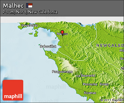 Physical 3D Map of Malhec