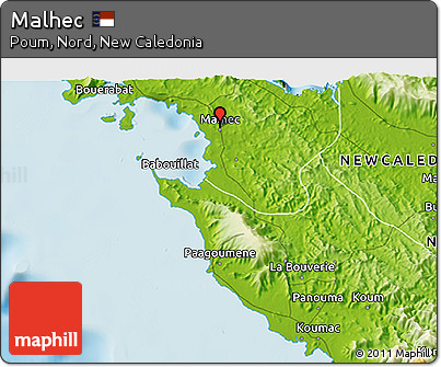 Physical 3D Map of Malhec