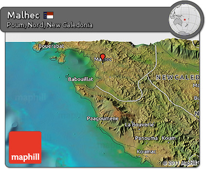 Satellite 3D Map of Malhec