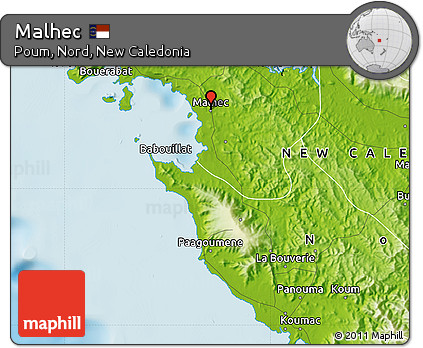 Physical Map of Malhec