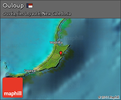 Satellite 3D Map of Ouloup